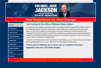 Jack Jackson website homepage