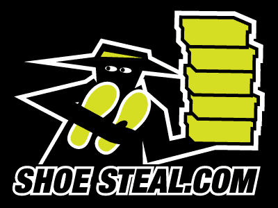 ShoeSteal.com logo (His name is Shifty)