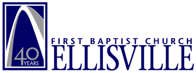 First Baptist Church Ellisville 40th Anniversary logo