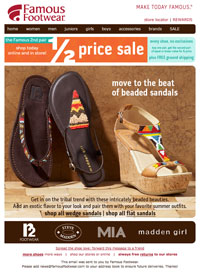 Beaded Sandal email - Famousfootwear.com