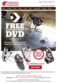 Converse email - Famousfootwear.com